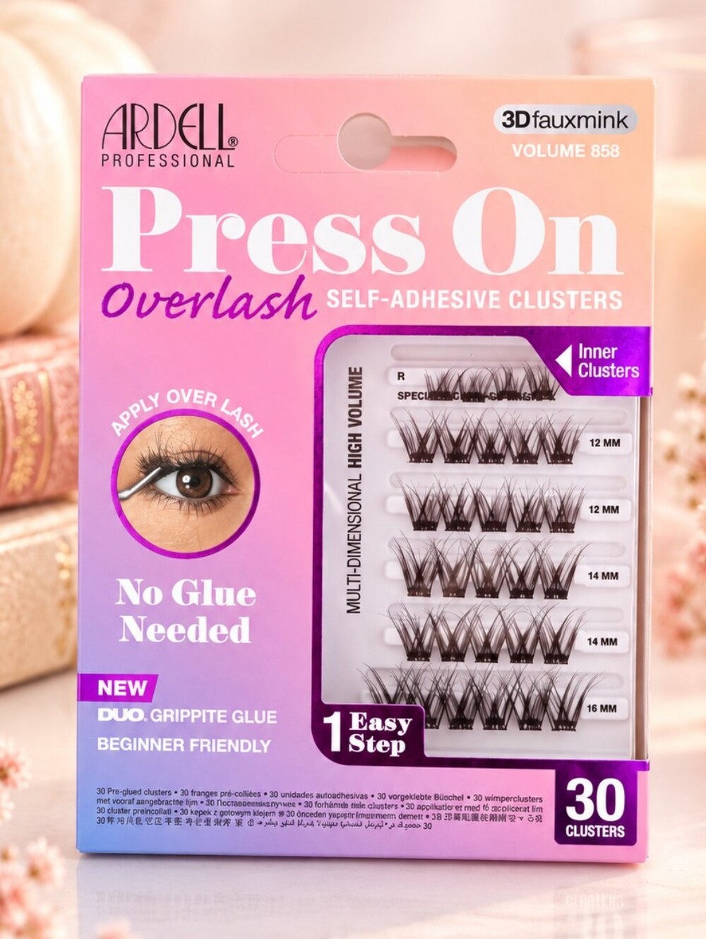 $8 Boo-Basket Add-On - Ardell Press On Overlash Clusters No Glue Required